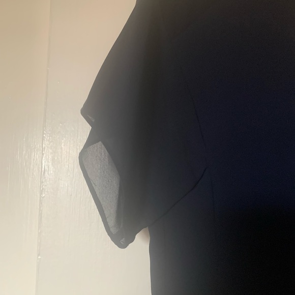 Rebecca Taylor stunning navy blue crepe blouse. - Picture 4 of 5